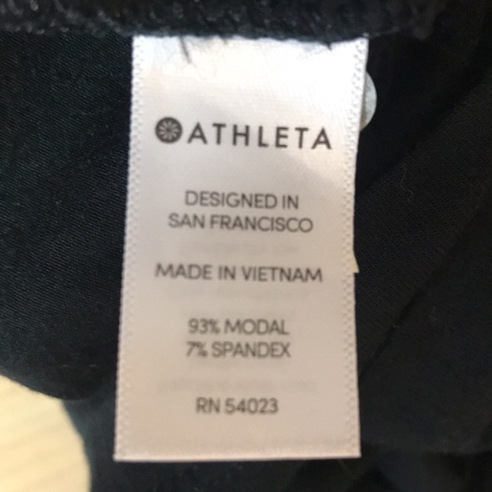 ATHLETA La Palma Women's Black Slip On Dress Sz S - Picture 10 of 11